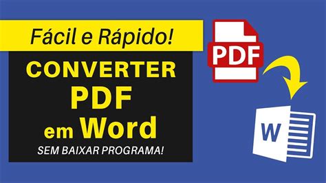 converter pdf em word gratis